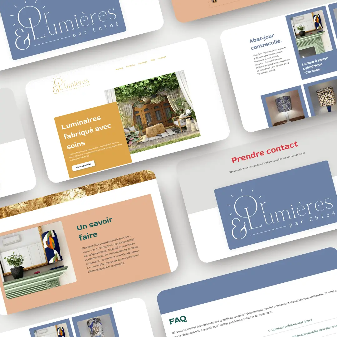 Or et Lumieres — Site vitrine