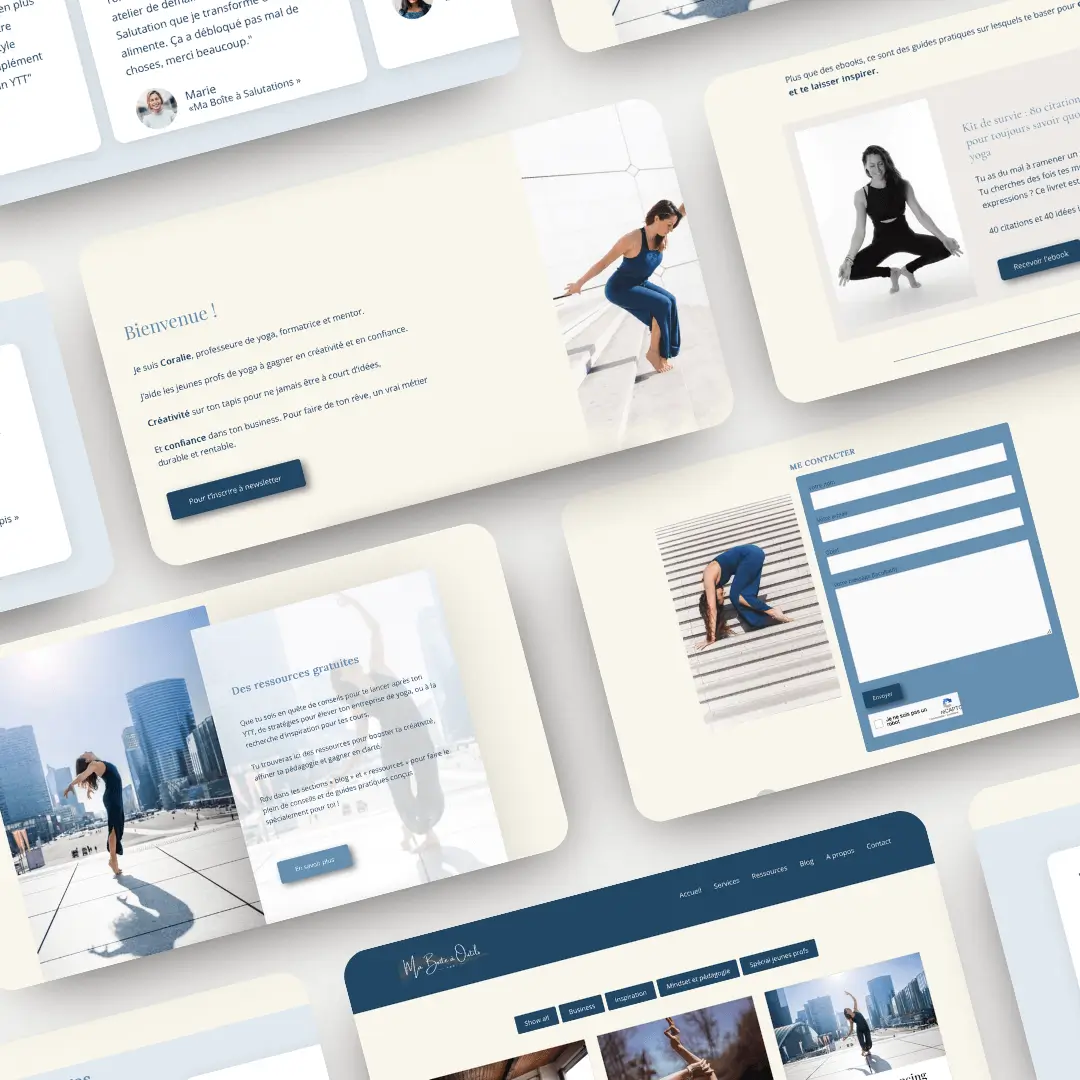 Coralie Brunet — Conception de site web
