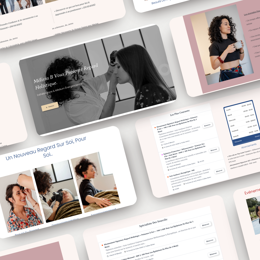 Regard holistique — Conception de site web