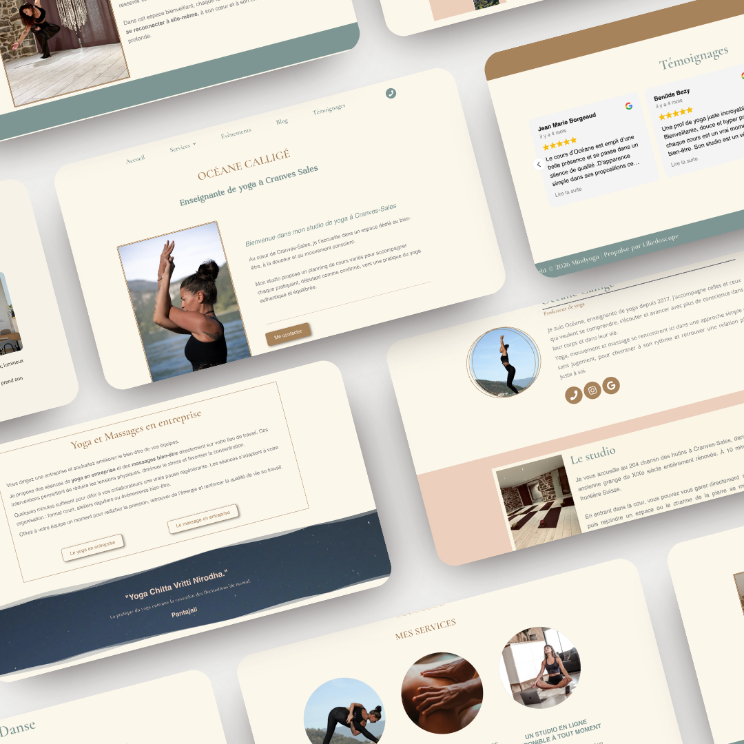 Mind Yoga — Site vitrine