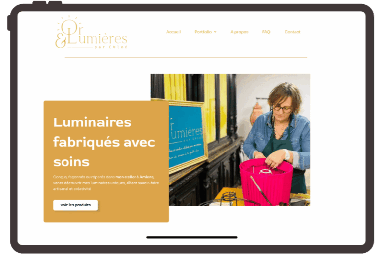 Site web artisane
